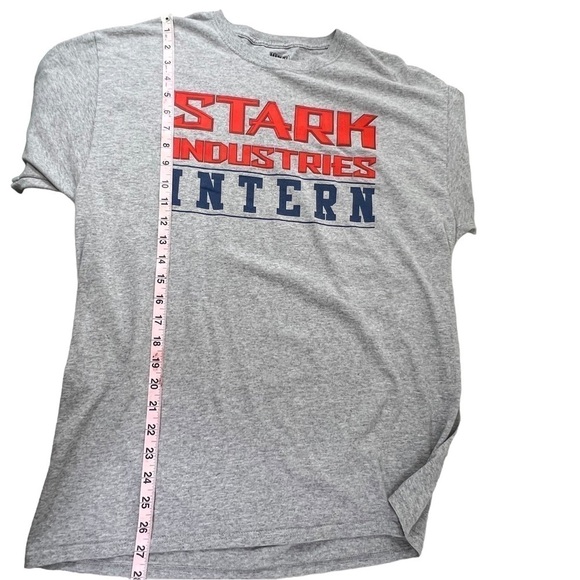 Marvel Men’s Size Large Gray Stark Industries Intern Graphic T-shirt - Picture 5 of 7